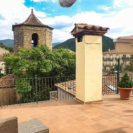 Appartement Casa Lola - Terraza Panoramica En El Centro Del Pueblo à Sant Joan de les Abadesses Extérieur photo
