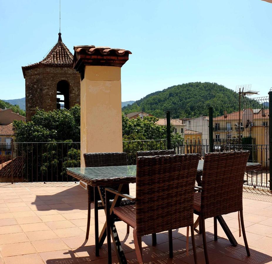Appartement Casa Lola - Terraza Panoramica En El Centro Del Pueblo à Sant Joan de les Abadesses Extérieur photo